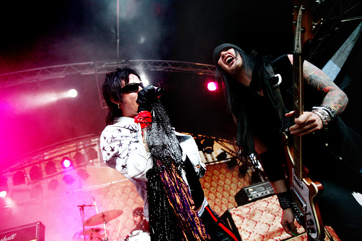 2006-07-08 - Hardcore Superstar från Peace & Love, Borlänge