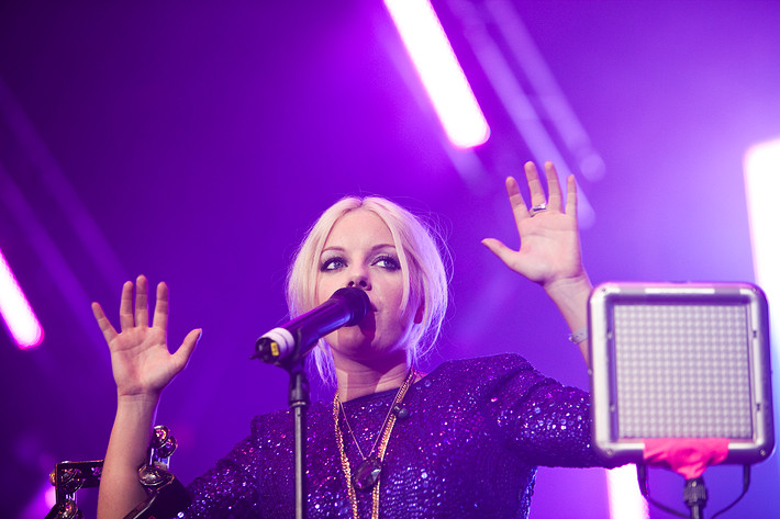 2009-07-03 - Little Boots från Roskildefestivalen, Roskilde