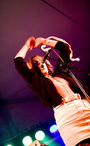 2009-07-09 - Dora Steins at Hultsfredsfestivalen, Hultsfred