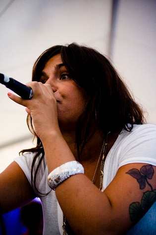 2009-07-11 - Cleo & Syster Sol at Hultsfredsfestivalen, Hultsfred