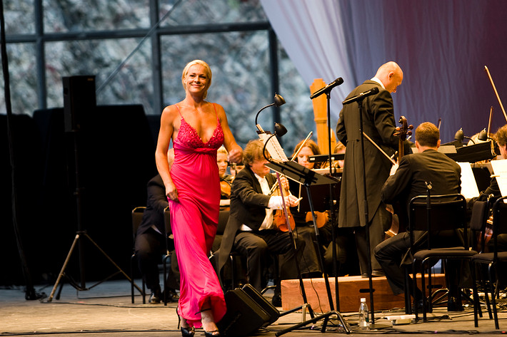 2009-07-18 - Malena Ernman at Dalhalla, Rättvik