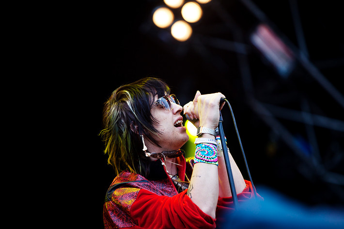 2010-06-30 - Julian Casablancas at Peace & Love, Borlänge