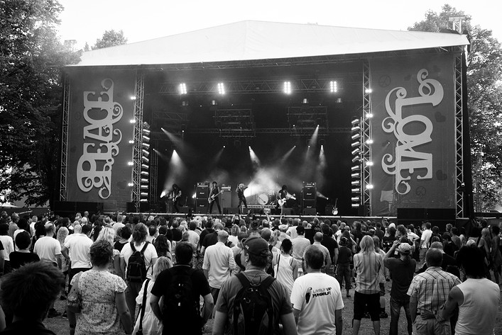 2010-07-03 - Michael Monroe at Peace & Love, Borlänge