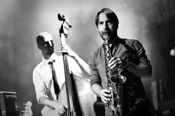2011-07-16 - Magnus Carlsson & The Moon Ray Quintet at Hultsfredsfestivalen, Hultsfred